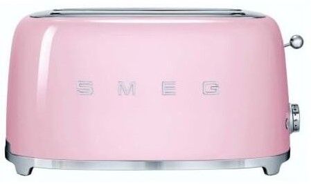 Smeg 4 Slice Pink Toaster - TSF02PKSA