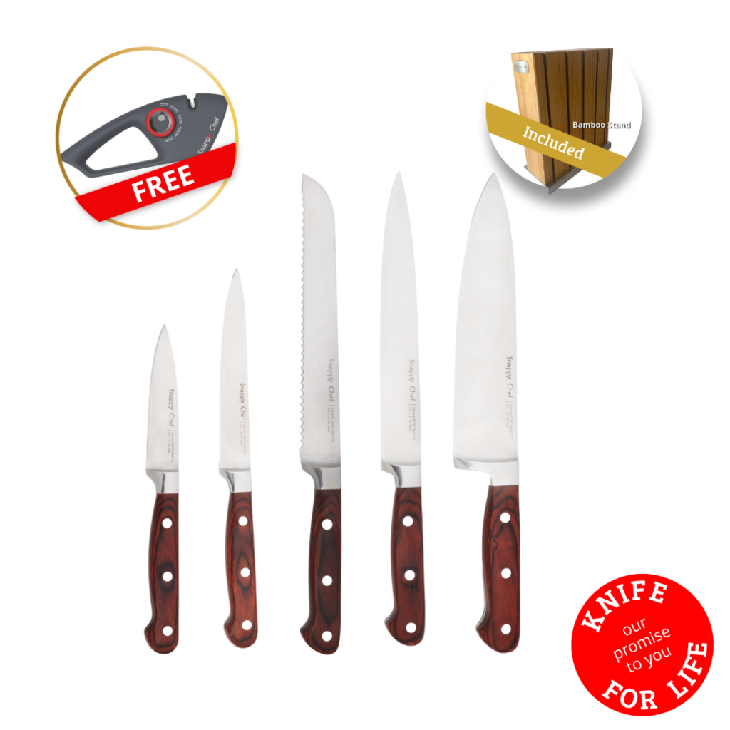 Snappy Chef 6pc Kitchen Knife Set - SCKS005