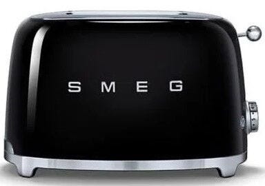Smeg Retro 2 Slice Toaster Black - TSF01BLSA