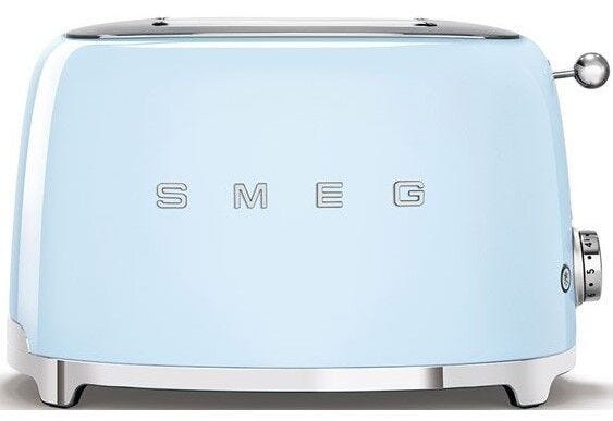 Smeg Retro 2 Slice Toaster Pastel Blue - TSF01PBSA