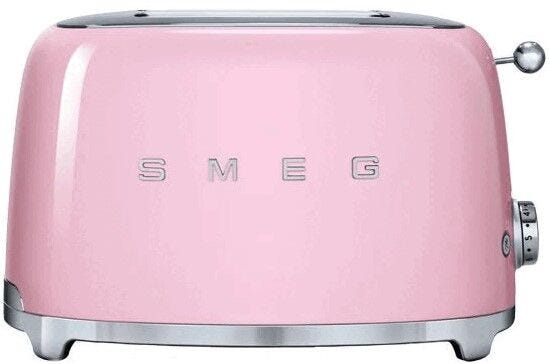 Smeg Retro 2 Slice Toaster Pink - TSF01PKEU