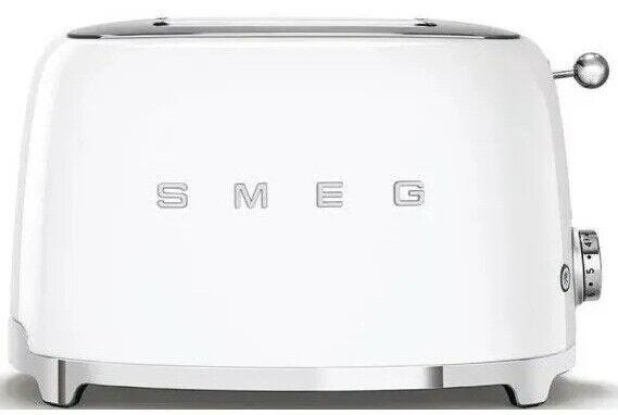Smeg Retro 2 Slice Toaster White - TSF01WHEU