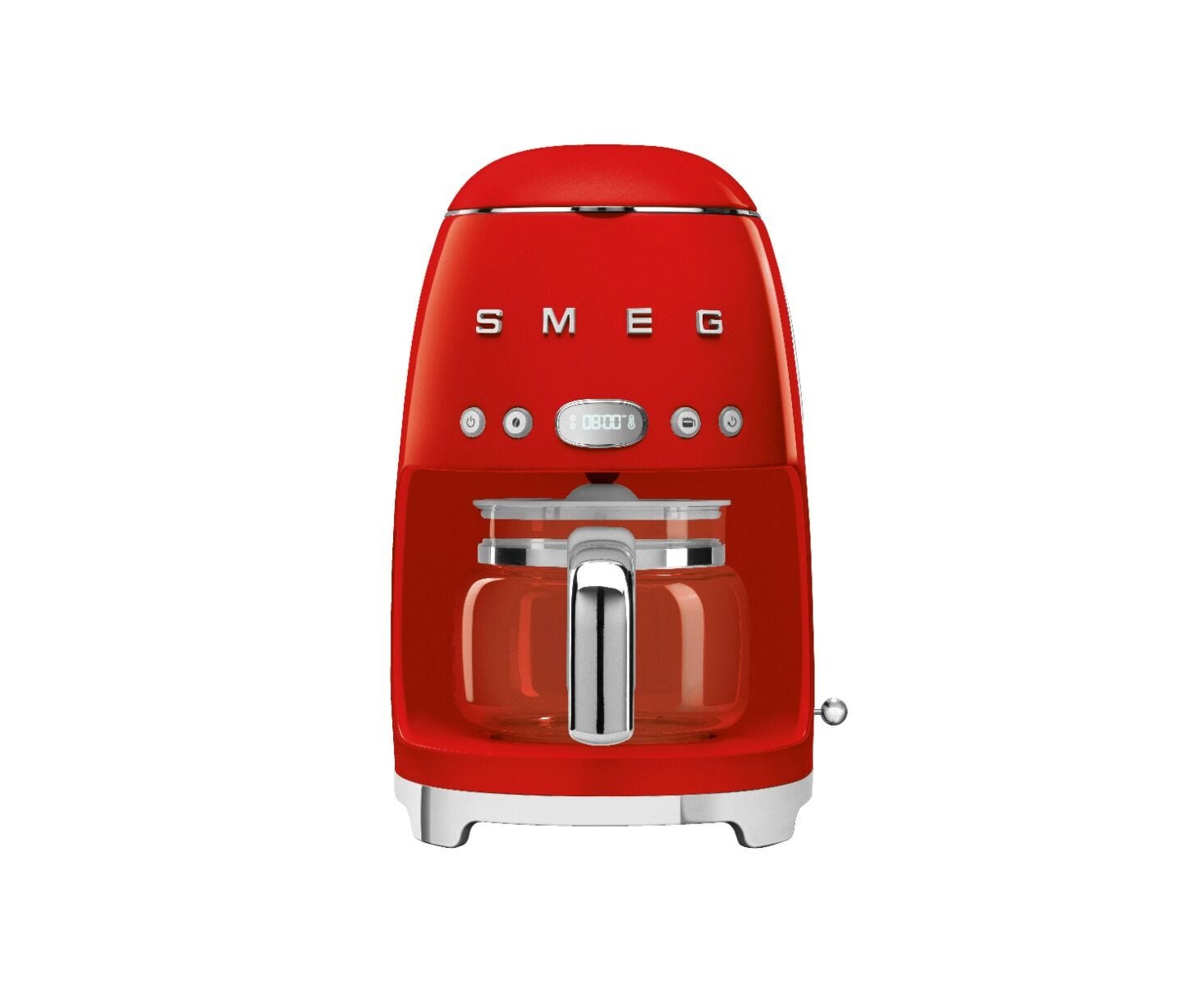 Smeg Red Retro Drip Filter Coffee Machine - DCF02RDSA