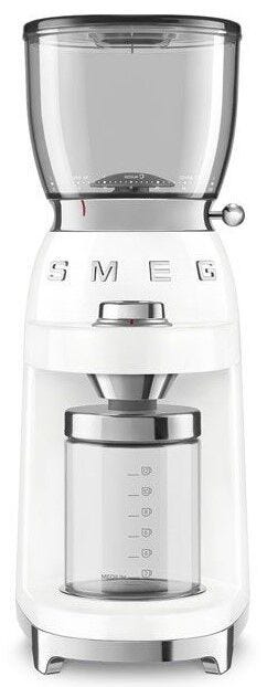 Smeg White Retro Coffee Grinder - CGF01WHEU