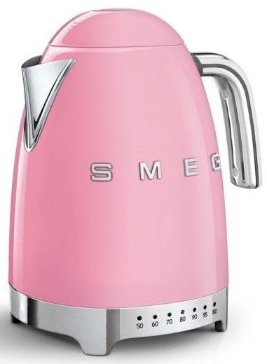 Smeg Retro Kettle Pink - KLF04PKSA-EU