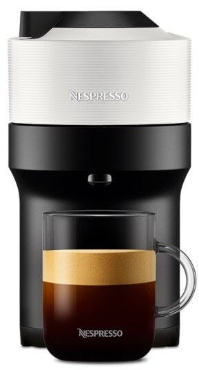 Nespresso Coconut White Vertuo Pop Coffee Machine  - GCV2-ZA-WH-NET