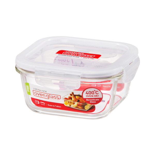 LocknLock Euro Glass Square Container - LLG214