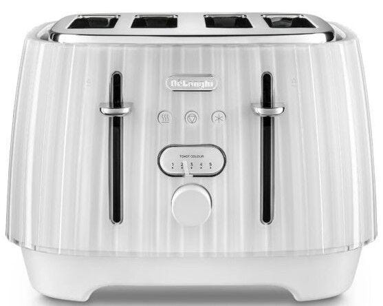 Delonghi Ballerina 4 Slice toaster (Opaline White) - CTD4003.W