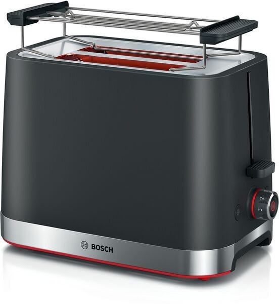 Bosch Black 2 Slice Compact My Moment Toaster - TAT4M223
