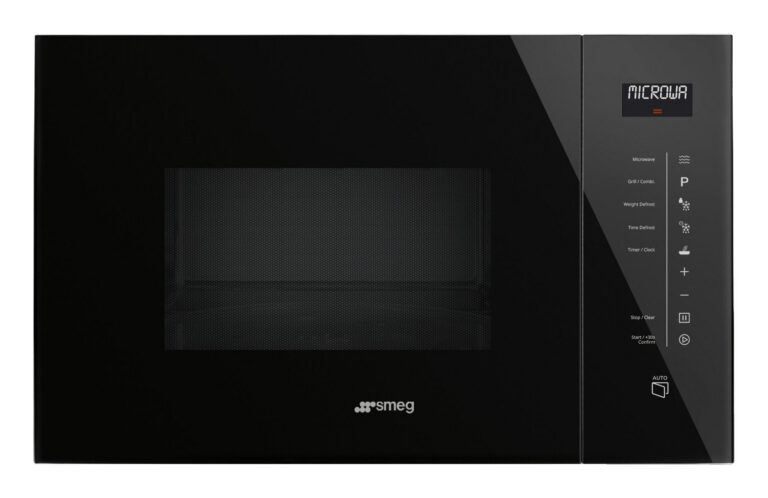 Smeg 25l Black Built-in Microwave With Grill - FMI125N