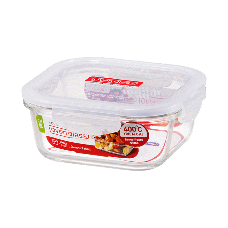 Legend 750ml LocknLock Euro Glass Square Container - LLG224