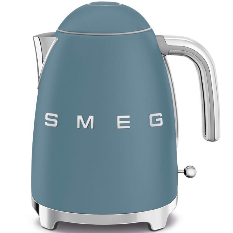 Smeg 1.7l Storm Blue Matte Electric Kettle - KLF03SBMEU