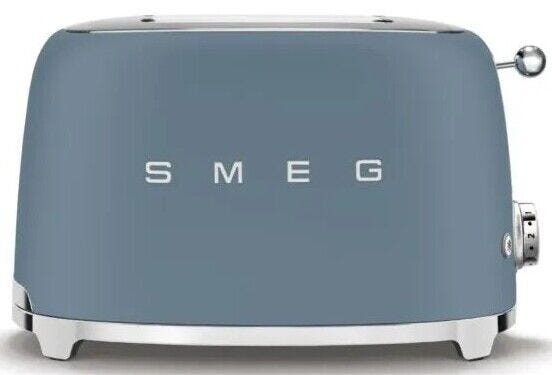 Smeg Storm Blue Matt 2 Slice Toaster - TSF01SBMEU