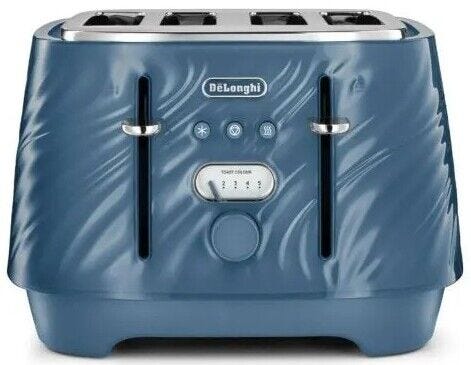 Delonghi 4 Slice Ballerina Seta Toaster - CTDS4003.BL