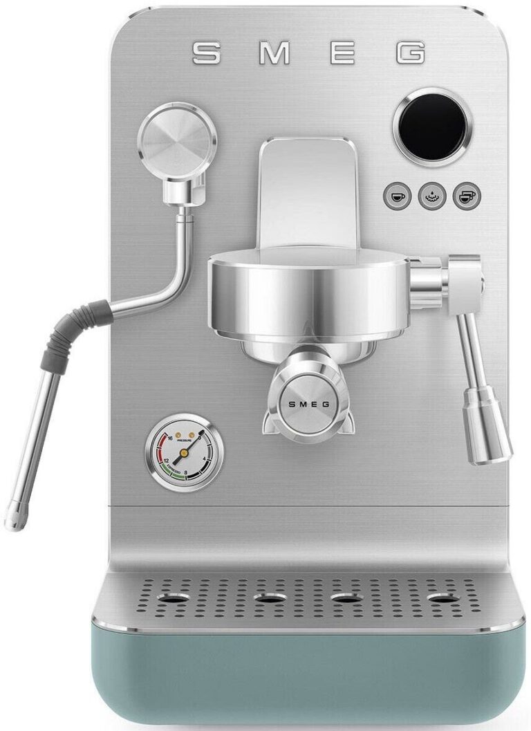 Smeg Matt Emerald Green Espresso Manual Coffee Machine - EMC02EGMEU