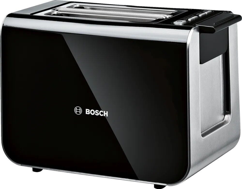 Bosch Black Compact Styline Toaster - TAT8613N