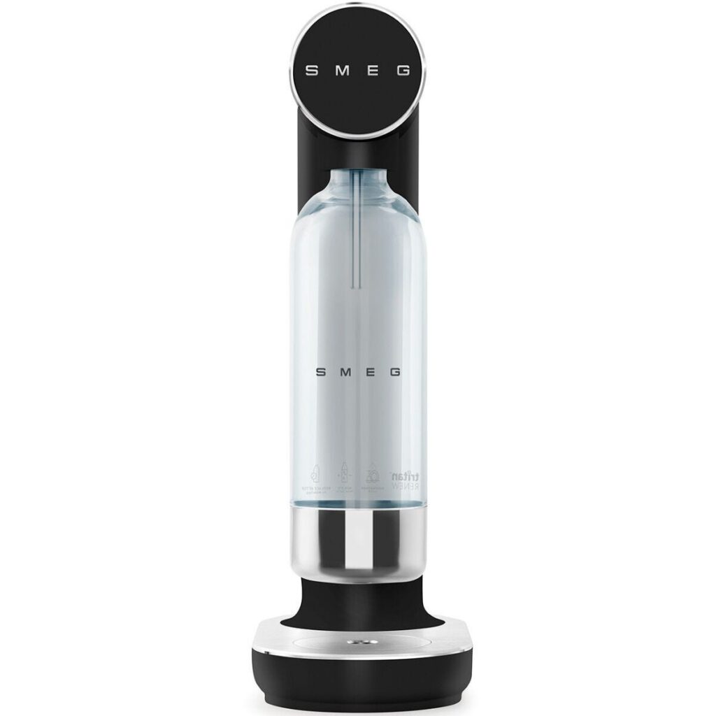 Smeg Matt Black Soda Maker - SKC01BLM