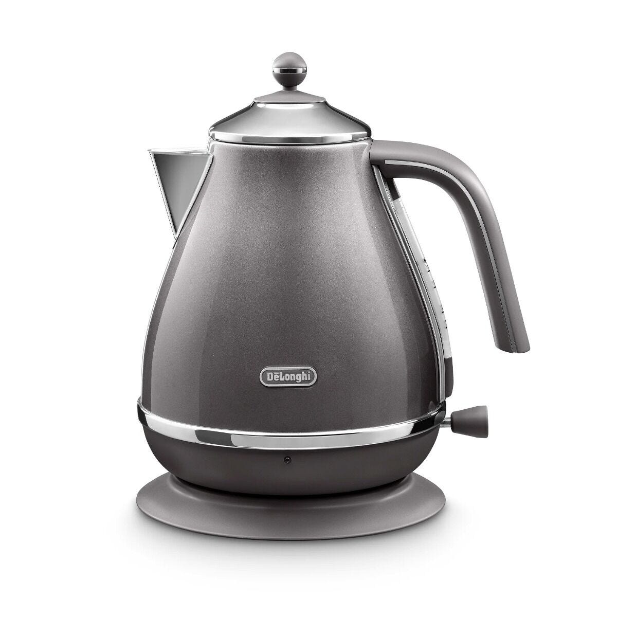 Delonghi Grey Icona Metallics Electric Kettle - KBOT3001.GY