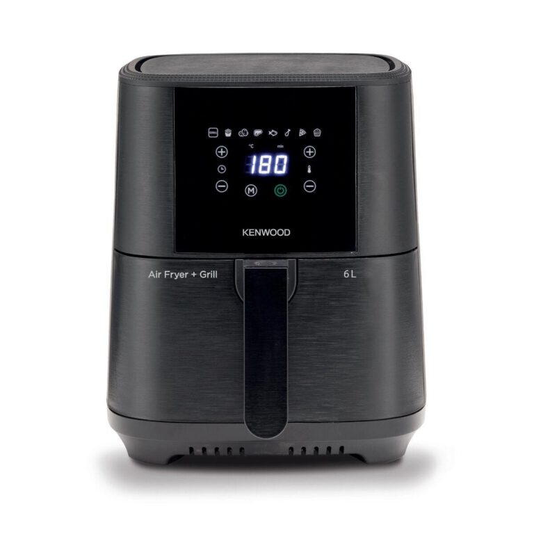 Kenwood 6L Black Single Basket Airfryer With Window - HFP60.000BK