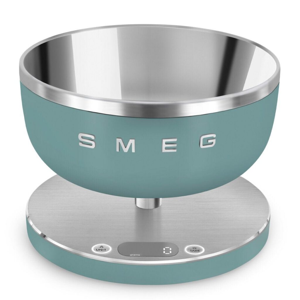 Smeg 5kg Emerald Green Digital Kitchen Scale - KSC01EGMWW