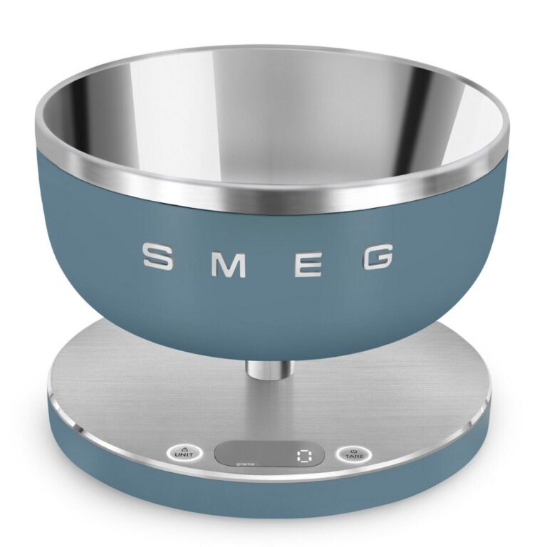 Smeg 5kg Matt Storm Blue Kitchen Scale - KSC01SBMWW