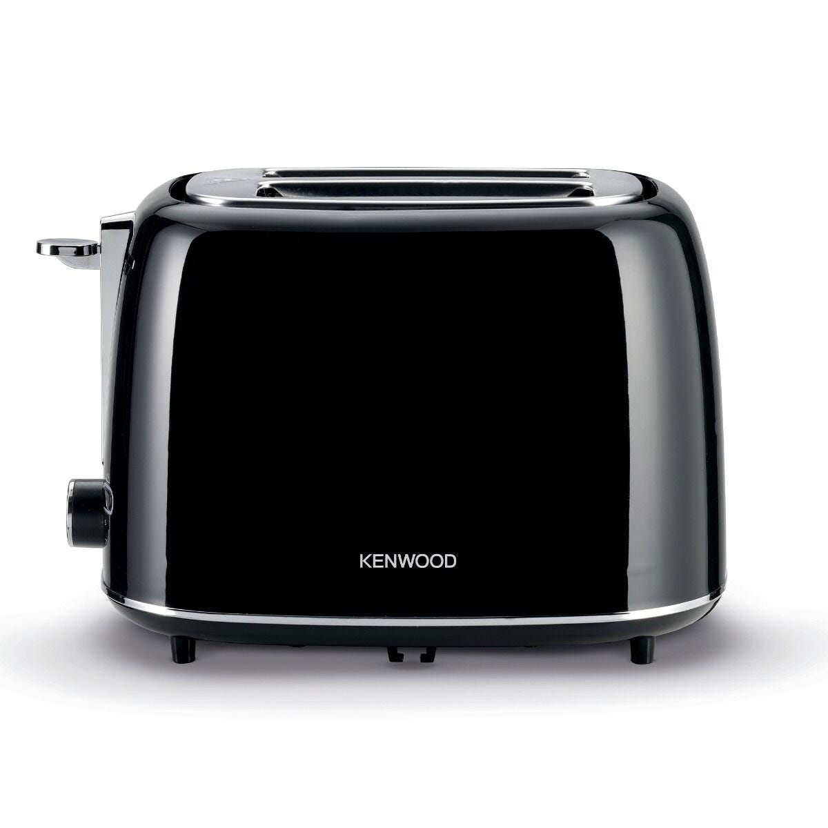 Kenwood Glossy Black 2 Slice Plastic Toaster - TCP31.000BK