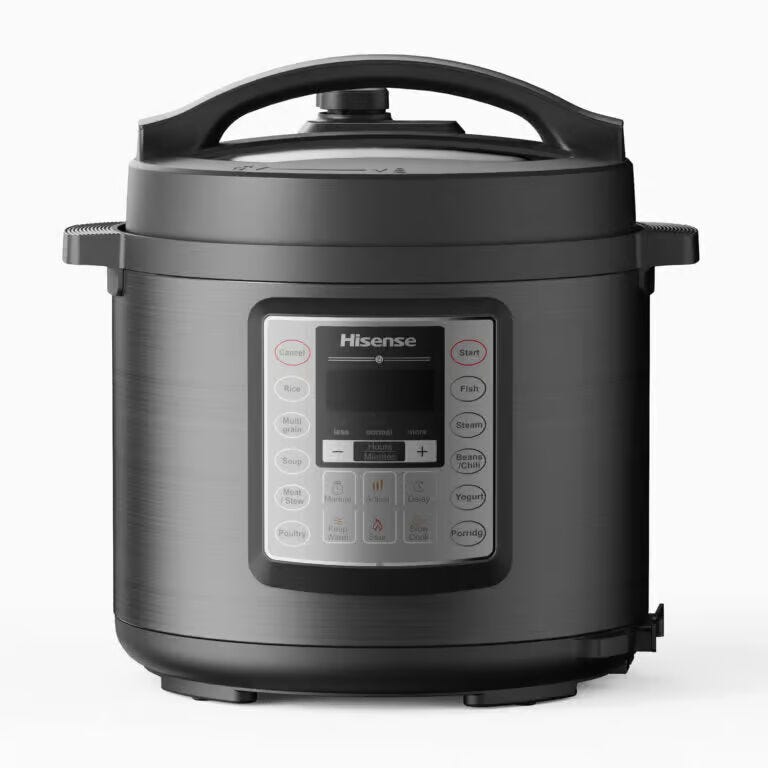 Hisense 6L 7 in 1 Pressure Cooker - HMC6MBK