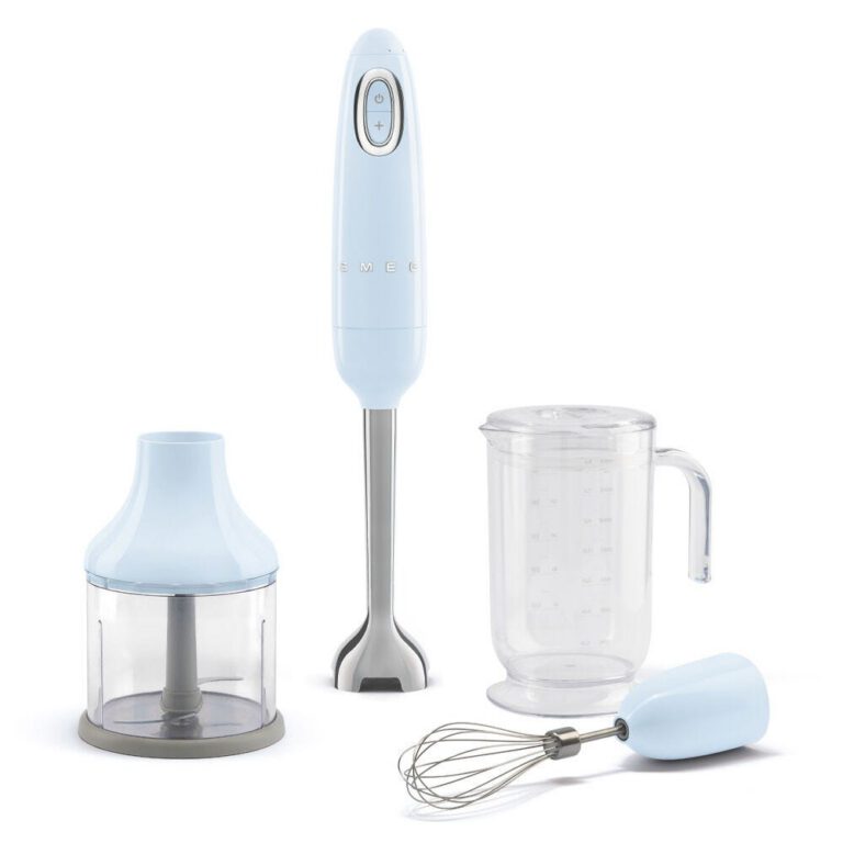 Smeg Pastel Blue Retro Hand Blender 700W - HBF03PBEU