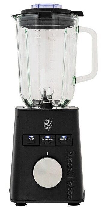 Russell Hobbs 1.5l Black Nexus Glass Jug Blender - RHPB320-B