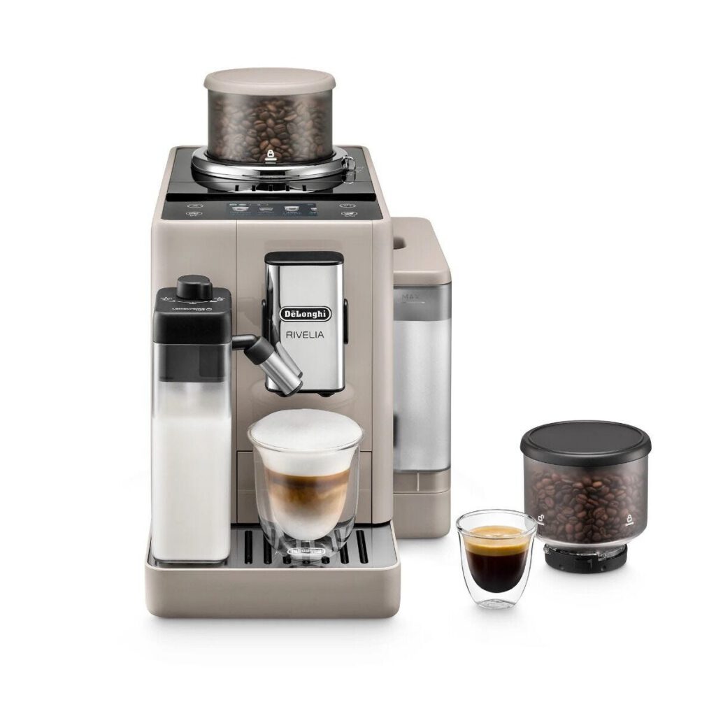 Delonghi Beige Rivelia Bean To Cup Coffee Machine - EXAM440.55.BG