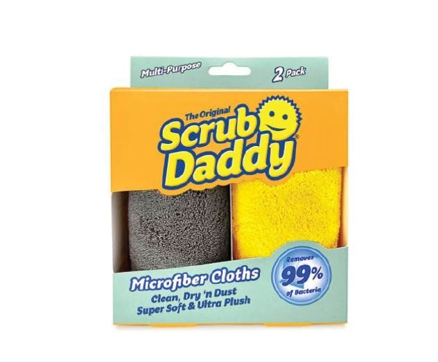 Scrub Daddy Microfibre Cloths Pack Of 2