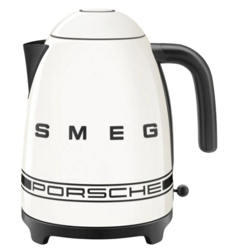 Smeg Porsche Carrara White Retro Kettle - KLF03PCWEU