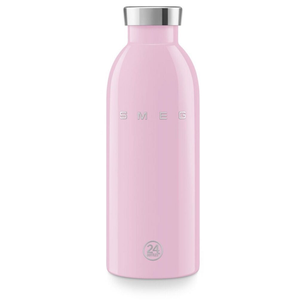 Smeg 500ml Pastel Pink Insulated Water Bottle - WBF01PK