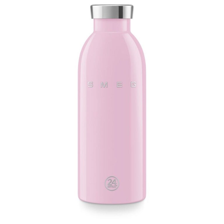 Smeg 500ml Pastel Pink Insulated Water Bottle - WBF01PK