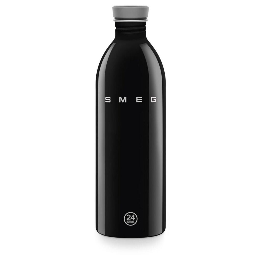 Smeg 1l Black Non Insulated Water Bottle - WBF02BL