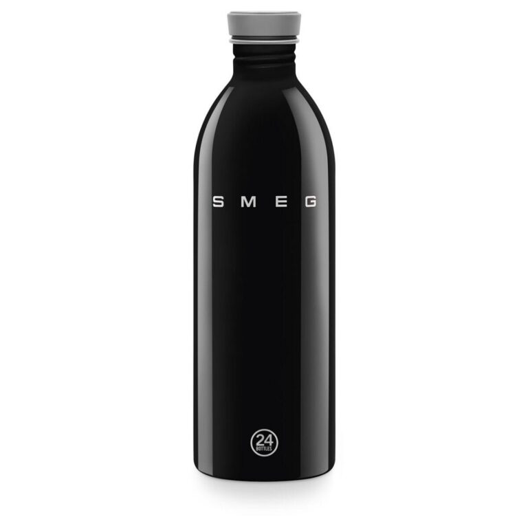 Smeg 1l Black Non Insulated Water Bottle - WBF02BL