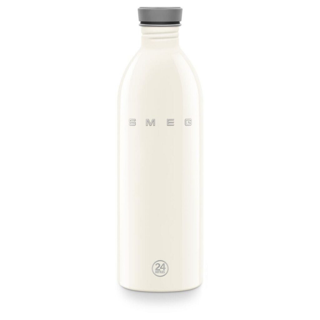 Smeg 1l Cream Non Insulated Water Bottle - WBF02CR