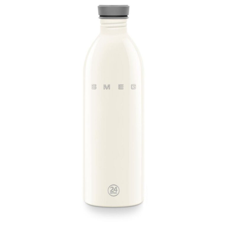 Smeg 1l Cream Non Insulated Water Bottle - WBF02CR