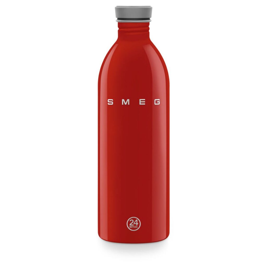 Smeg 1l Red Non Insulated Water Bottle - WBF02RD