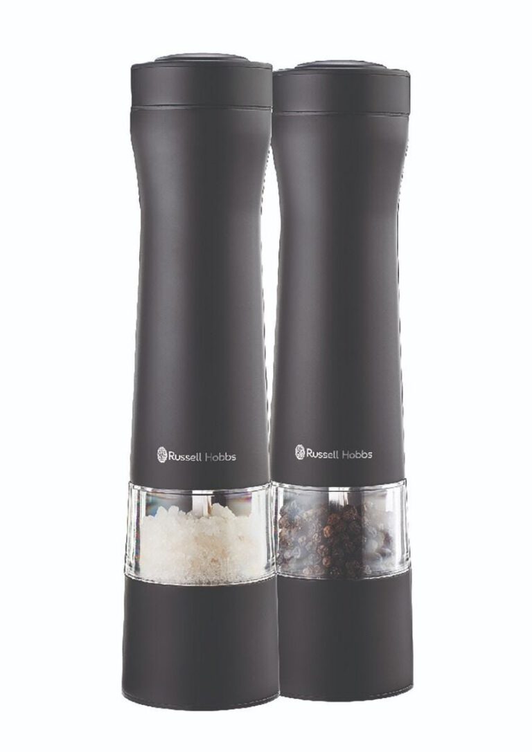 Russell Hobbs Salt & Pepper Mill Set Black - RHSPMB2-B