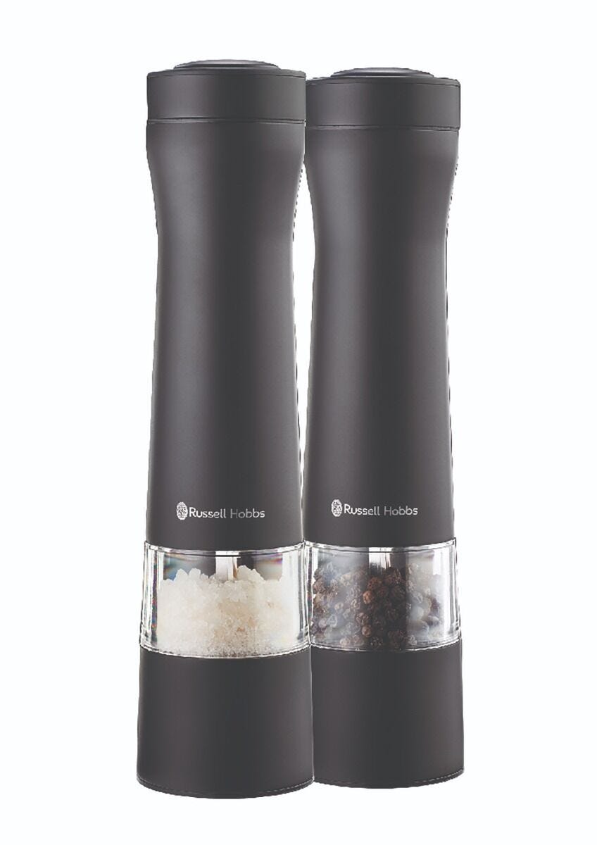Russell Hobbs Salt & Pepper Mill Set Black - RHSPMB2-B