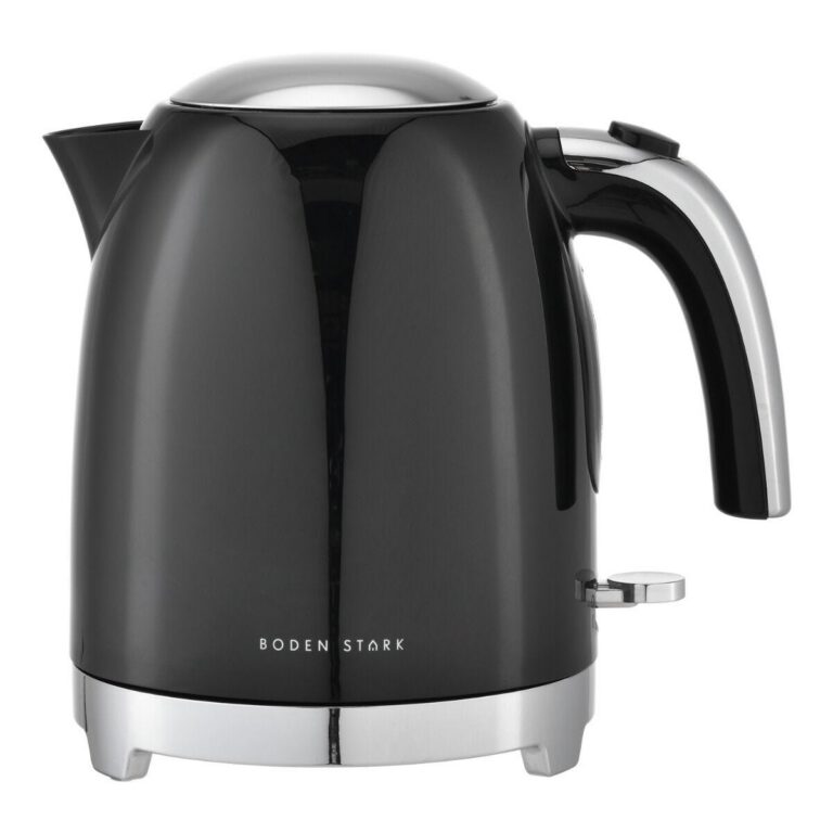 Boden Stark 1l Black Plastic Kettle - BS-1LPK-BK