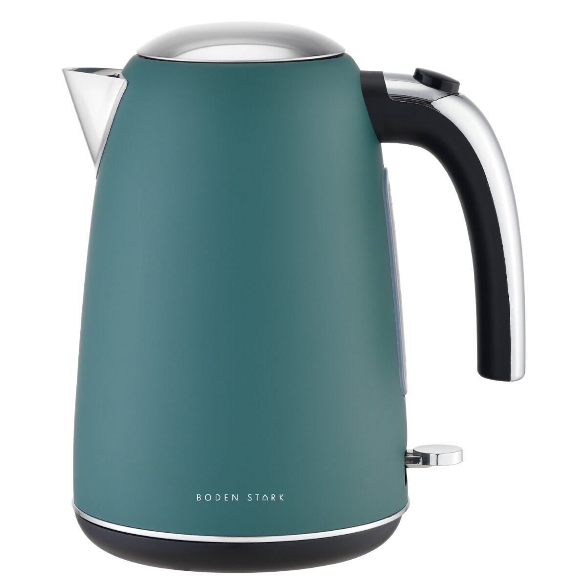 Boden Stark 1.7l Matte Green Stainless Steel Kettle - BS-MSSK-GN
