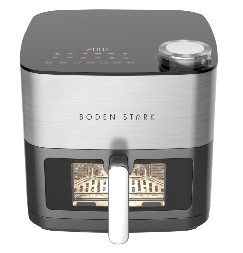Boden Stark 8l Dual Element Air Fryer With Steaming Function - BS-DAFS01