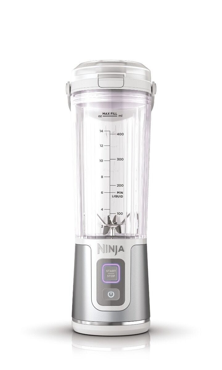 Ninja Blast White Cordless Portable Blender - B151EUWH