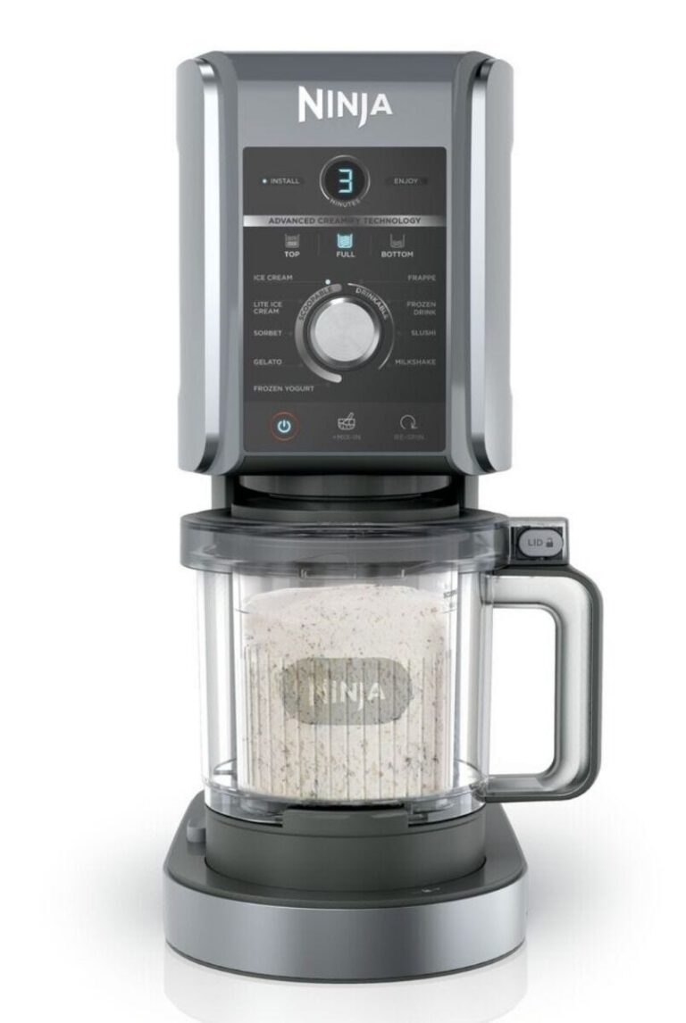 Ninja Creami Deluxe 10-in-1 Ice Cream and Iced Drink Maker - NC502EU