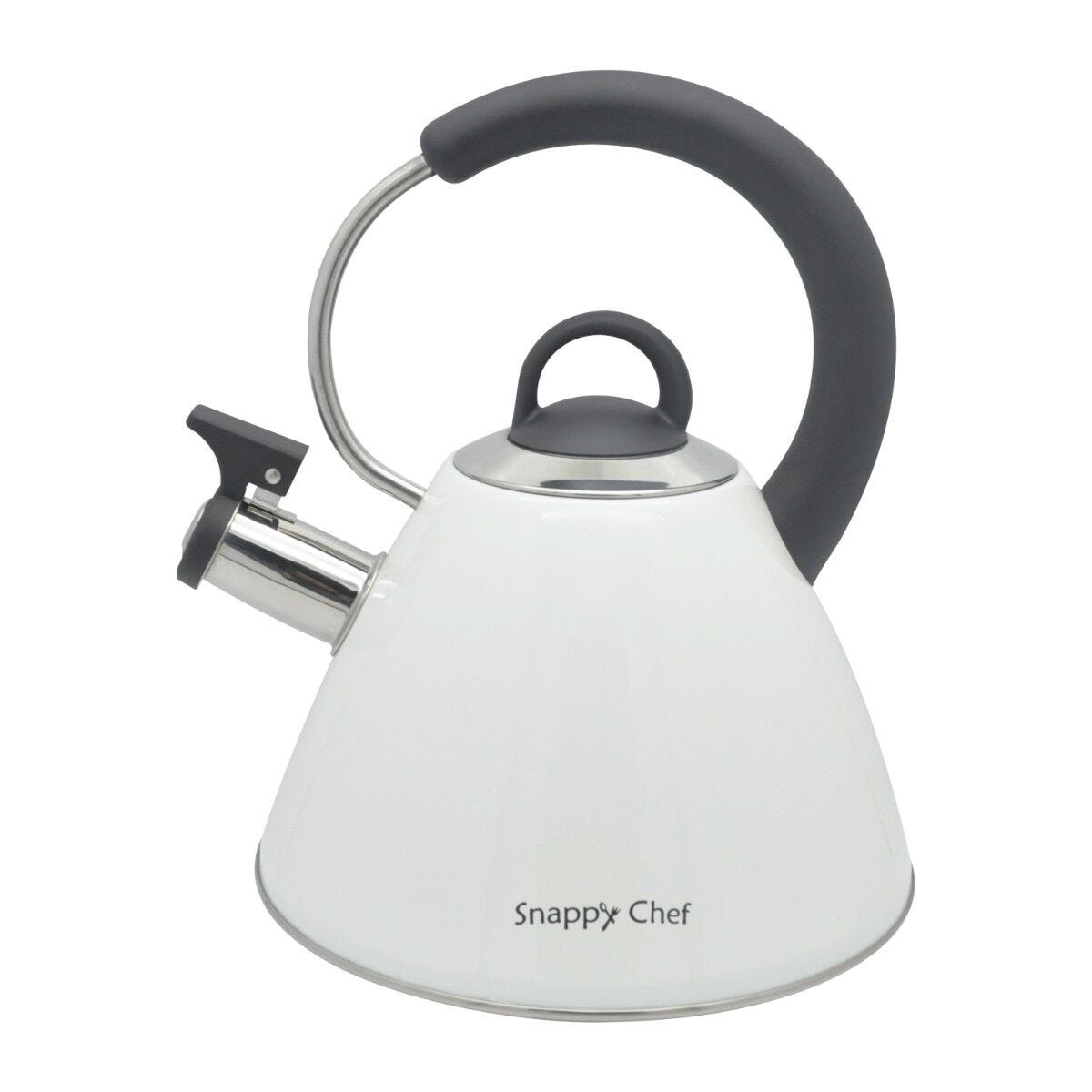 Snappy Chef 1.8l White Whistling Kettle - KEBE002