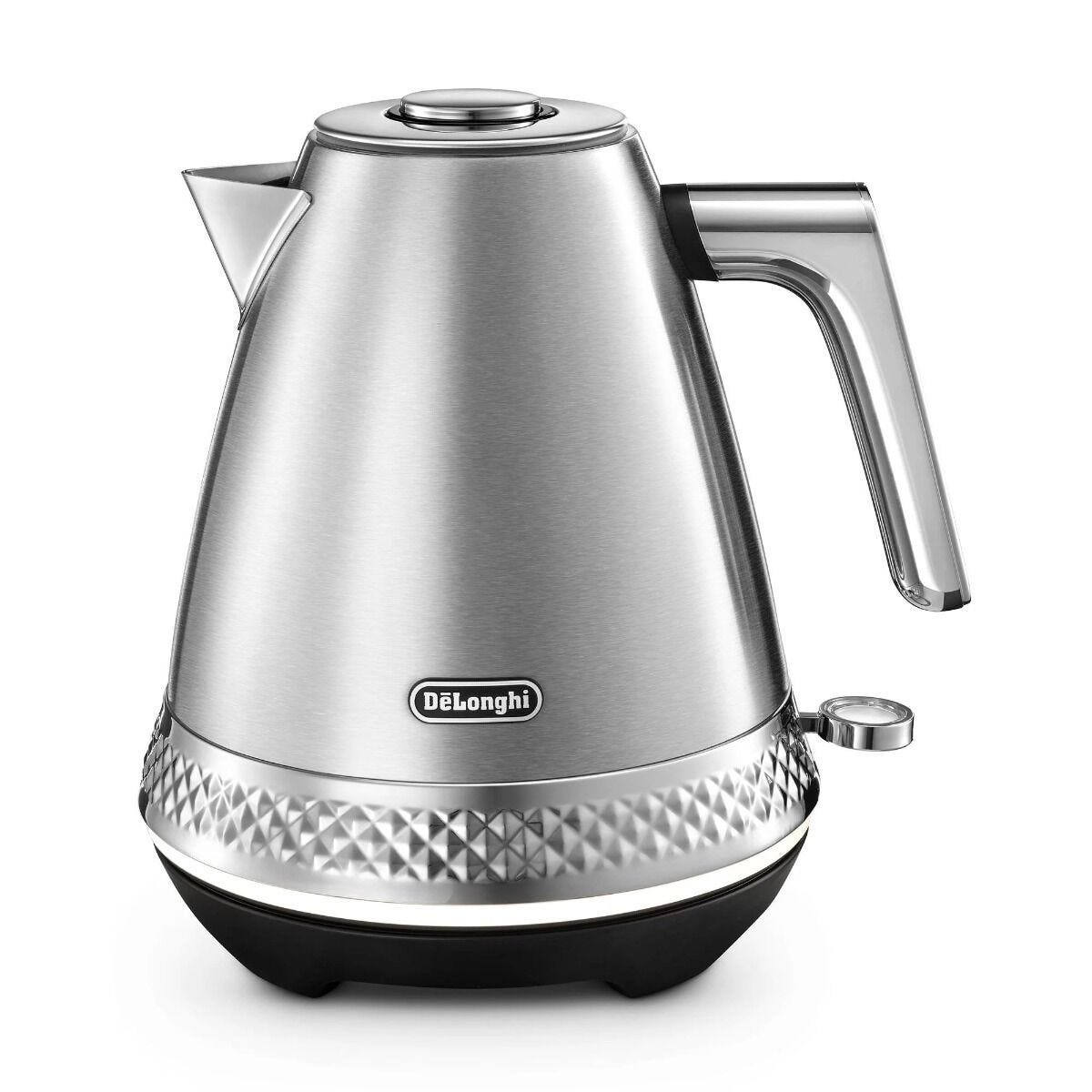 Delonghi 1.7l Metal Finish Diadema Cordless Kettle - KBV3001.M