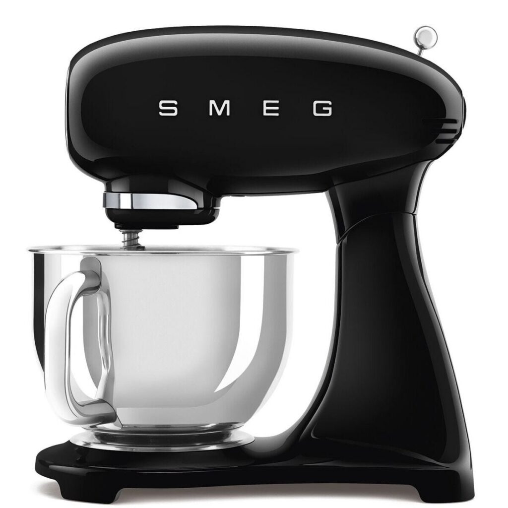 Smeg Black Retro Stand Mixer - SMF05BLEU