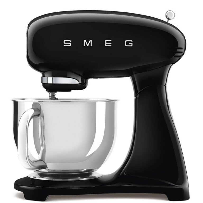 Smeg Black Retro Stand Mixer - SMF05BLEU